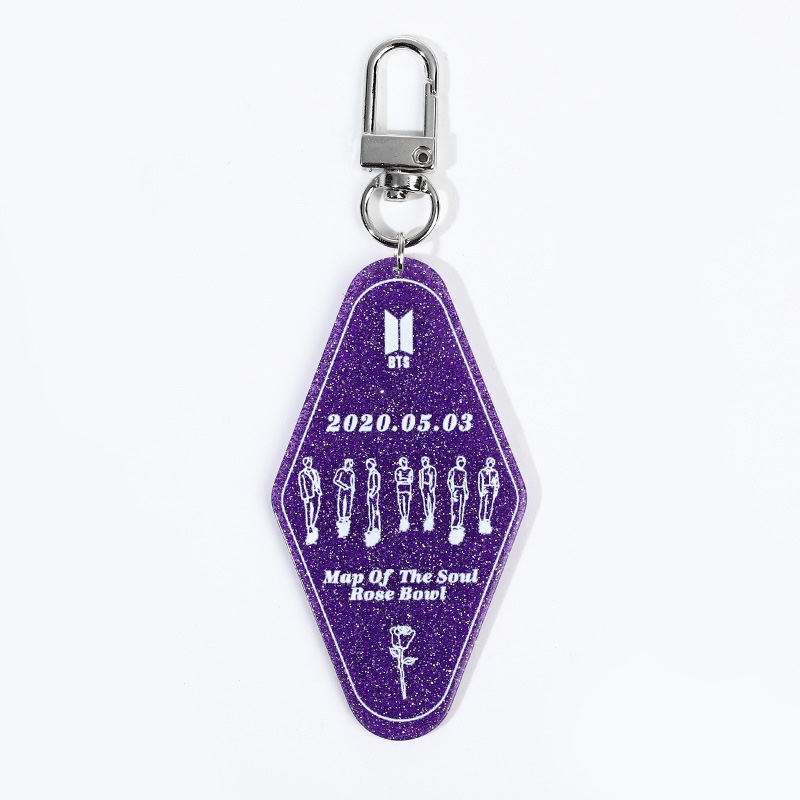 Key Chain Acrylic Pendant Perspex Printed Key Chain Custom Gift details Picture