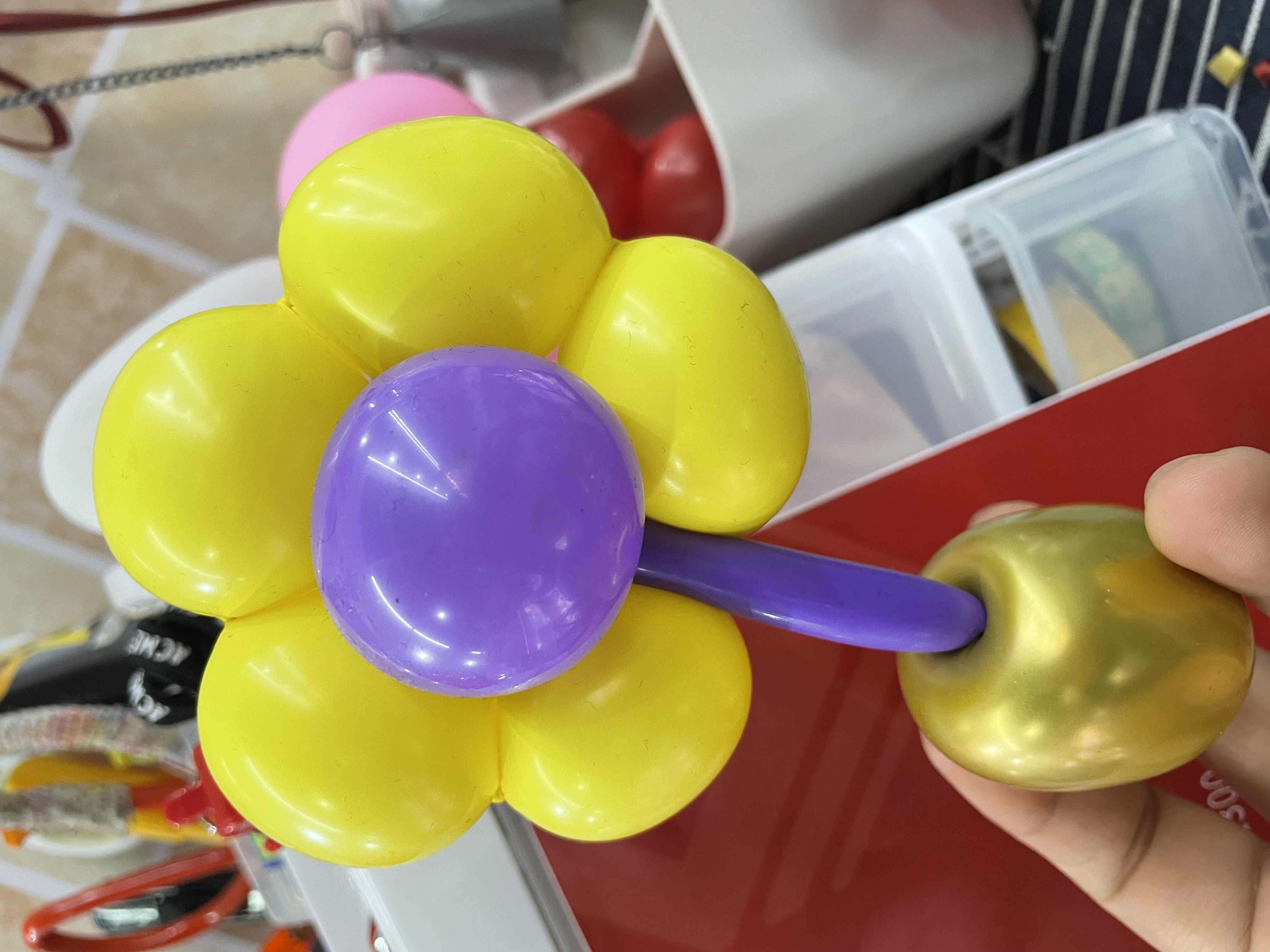 Children's Toy Balloon Rocking Flower 🌹