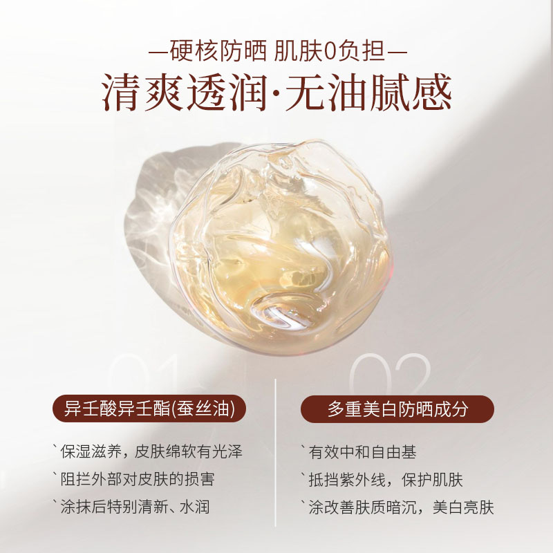 Dump Fen Qiao Oat Posture Whitening Sunscreen details Picture