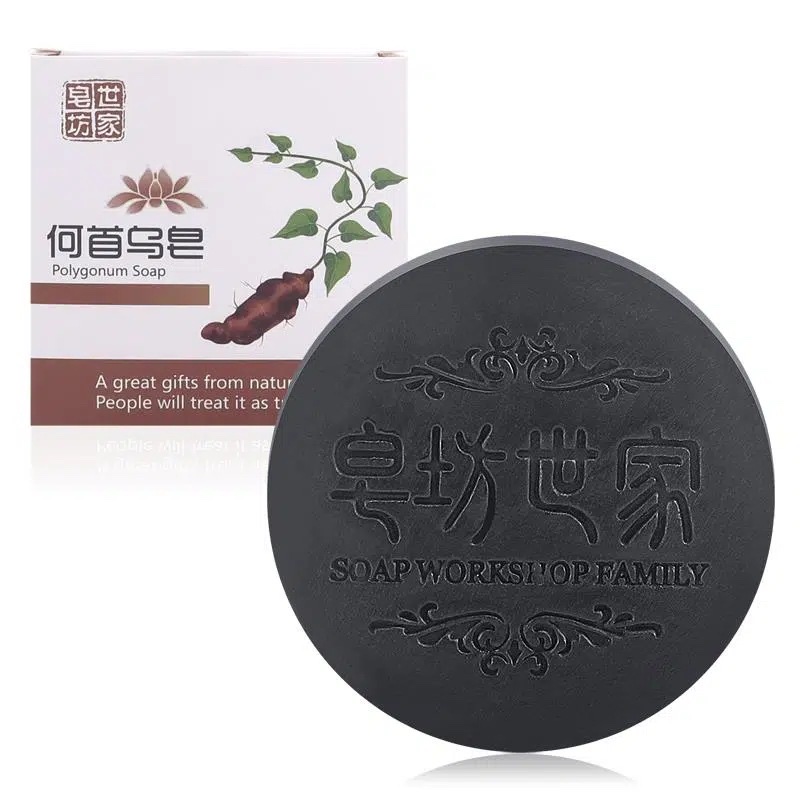 Polygonum Multiflorum Shampoo Soap 100G Shampoo Essential Oil Soap Black Thick Hair Smooth