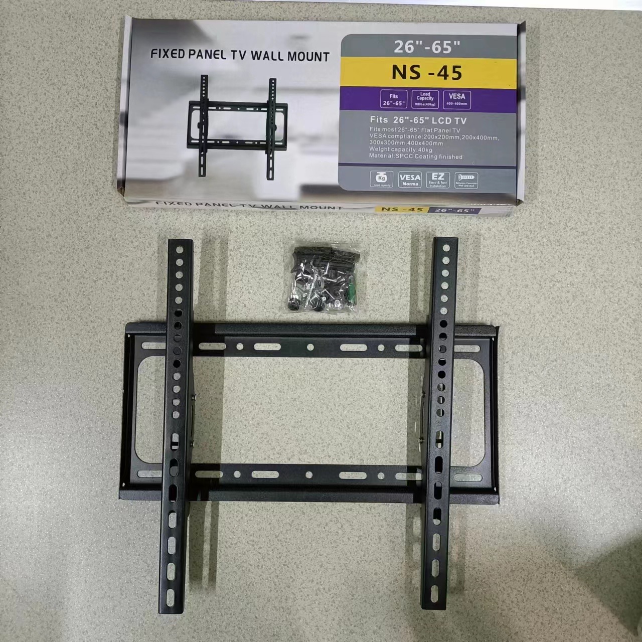 Factory direct sales NS-45 LCD TV stand, suitable for 26-65 inch TVS, customizable packaging available