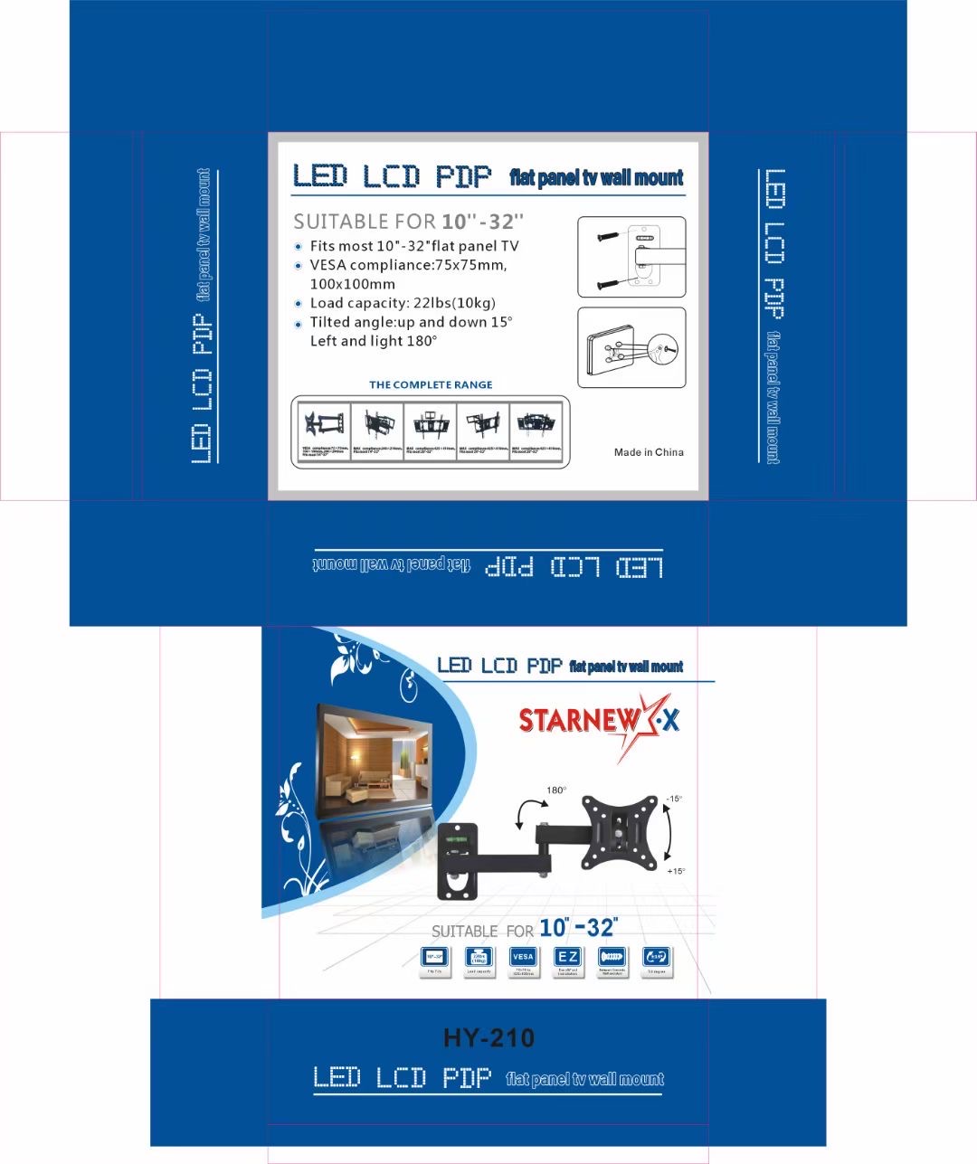 Factory direct sales of CP102 LCD TV stand, suitable for 10-32 inch TVS, customizable packaging available