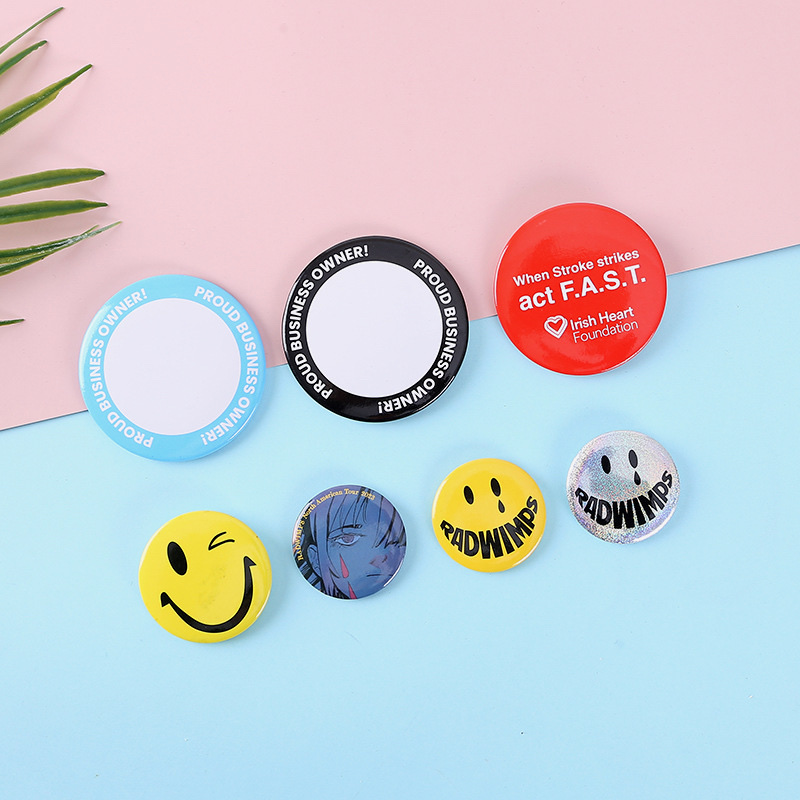 High Quality Tinplate Badge Gift Micro Badge Promotion Badge Diy Hanging Card Badge 3D Printing Consumables School Badge Button Specification drawing
