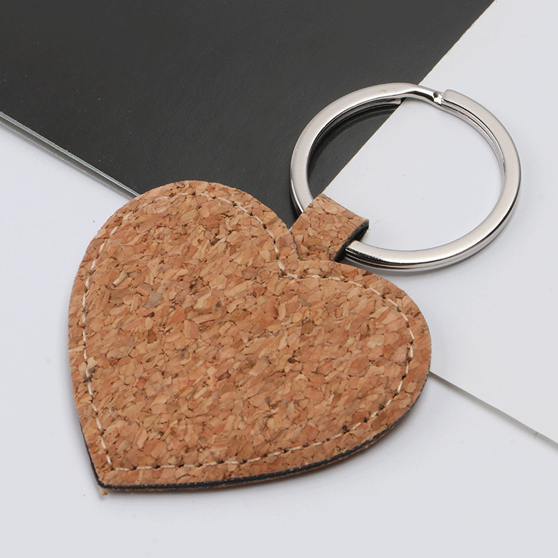 Manufacturers Direct Sales Of Wood Grain Leather Key Chain Leather Key Chain All Kinds Of Advertising Promotional Gifts Plus Logo Gift Batch details Picture