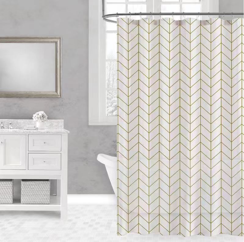 Peva Shower Curtain Size 178*183Cm Thickness 10 Silk Application Scenario