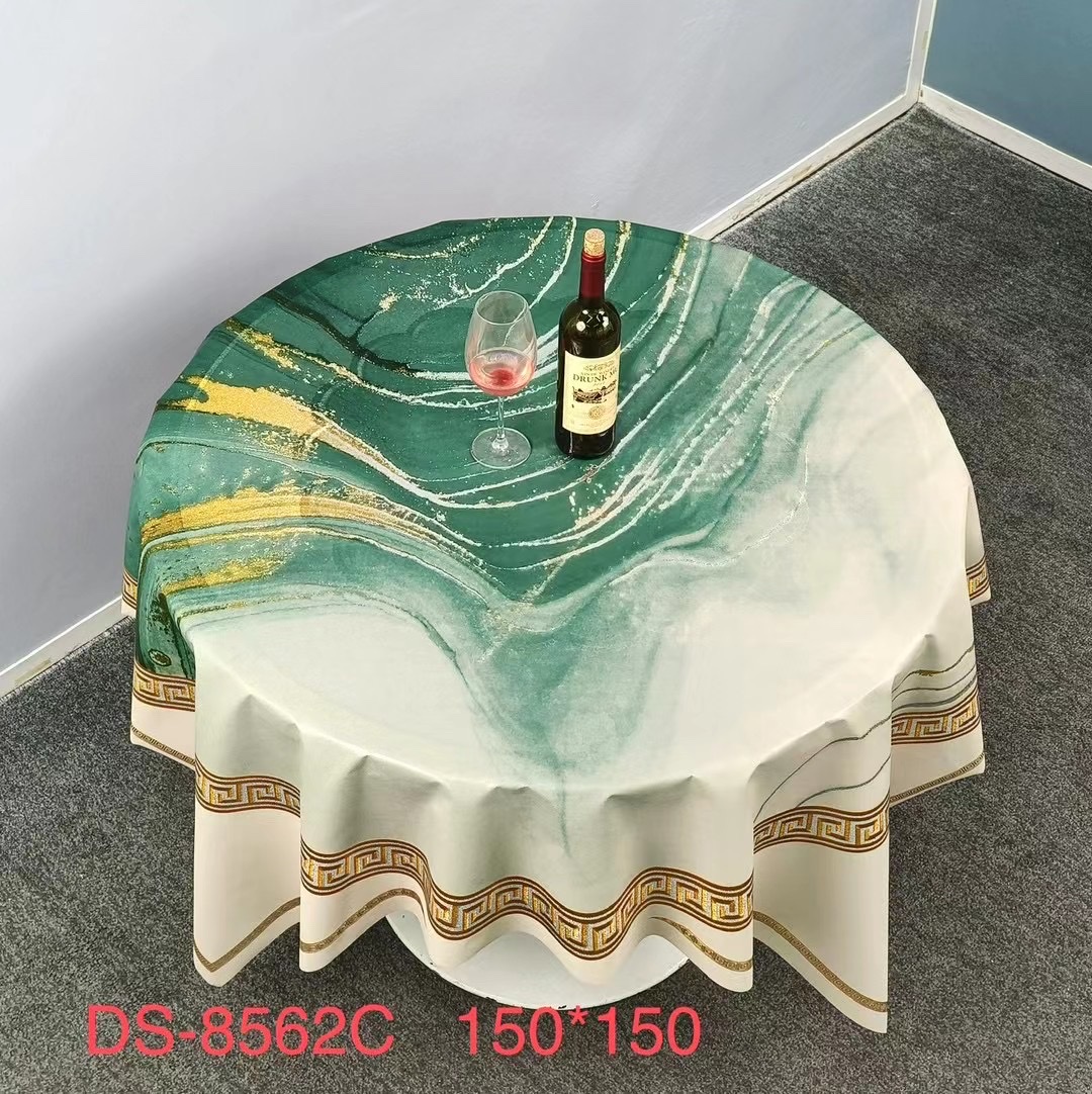 Pvc Tablecloth Size 152*152Cm Round, A Roll Of 15 152*15 No Box Two Volumes Specification drawing