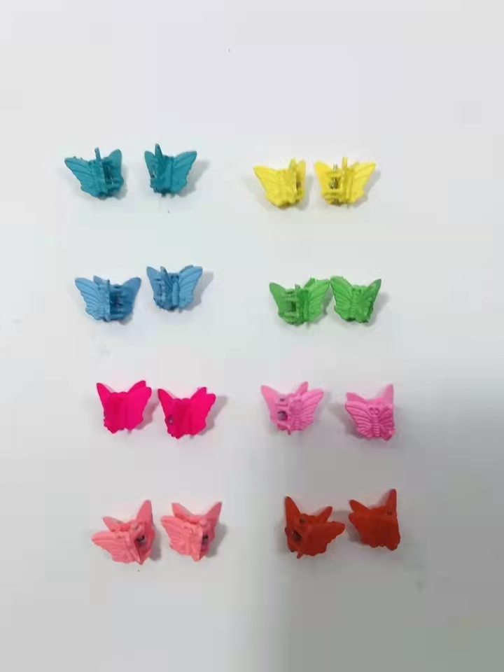 Cheung Jie jewelry A2-3256 1.2cm butterfly bright color 1 600 packages 100