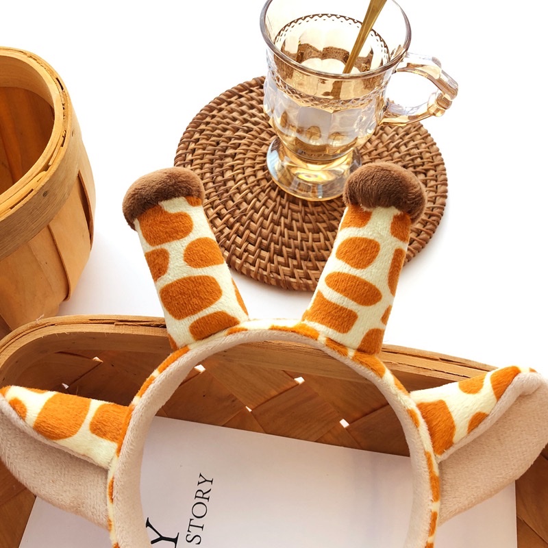 Star Of The Same Giraffe Headband Cute Deer Buckle Funny Headwear Qian An Accessories Application Scenario