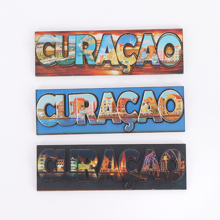 Customized wooden fridge magnets for scenic spots, creative hollowed-out wooden fridge magnets, magnetic stickers, and soft magnetic fridge magnets. Customized based on provided pictures Specification drawing
