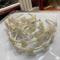 Yiwu International Trade City is good again to jewelry, children's pearl sweet cartoon headband, novel and unique style, Internet celebrity.