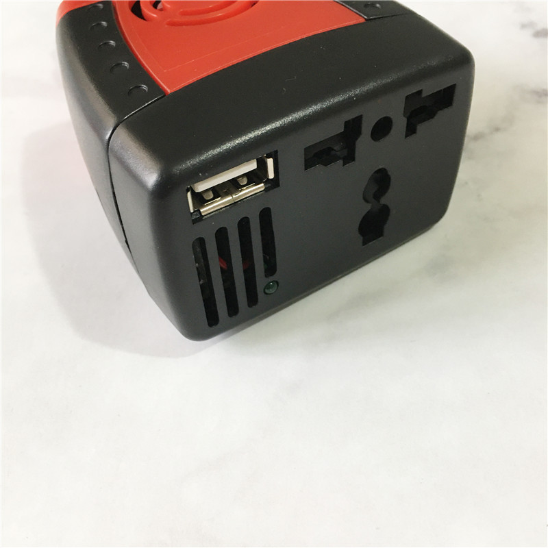 Power Inverter vehicle-mounted inverter DC12VtoAC220V+USB5V power voltage converter Specification image