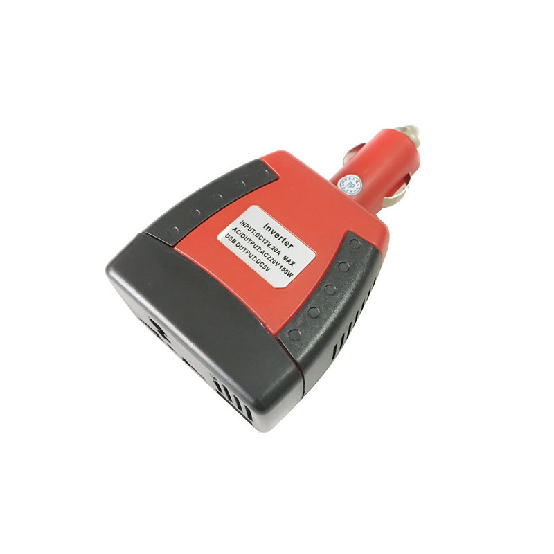Power Inverter vehicle-mounted inverter DC12VtoAC220V+USB5V power voltage converter Item Picture