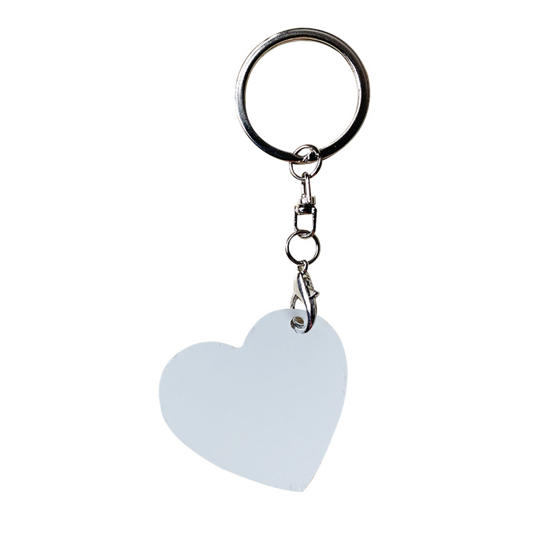 Thermal Sublimation Thermal Transfer Mdf Key Pendant Event Gift Opening Gift Keychain Print Photo Diy Gift Application Scenario