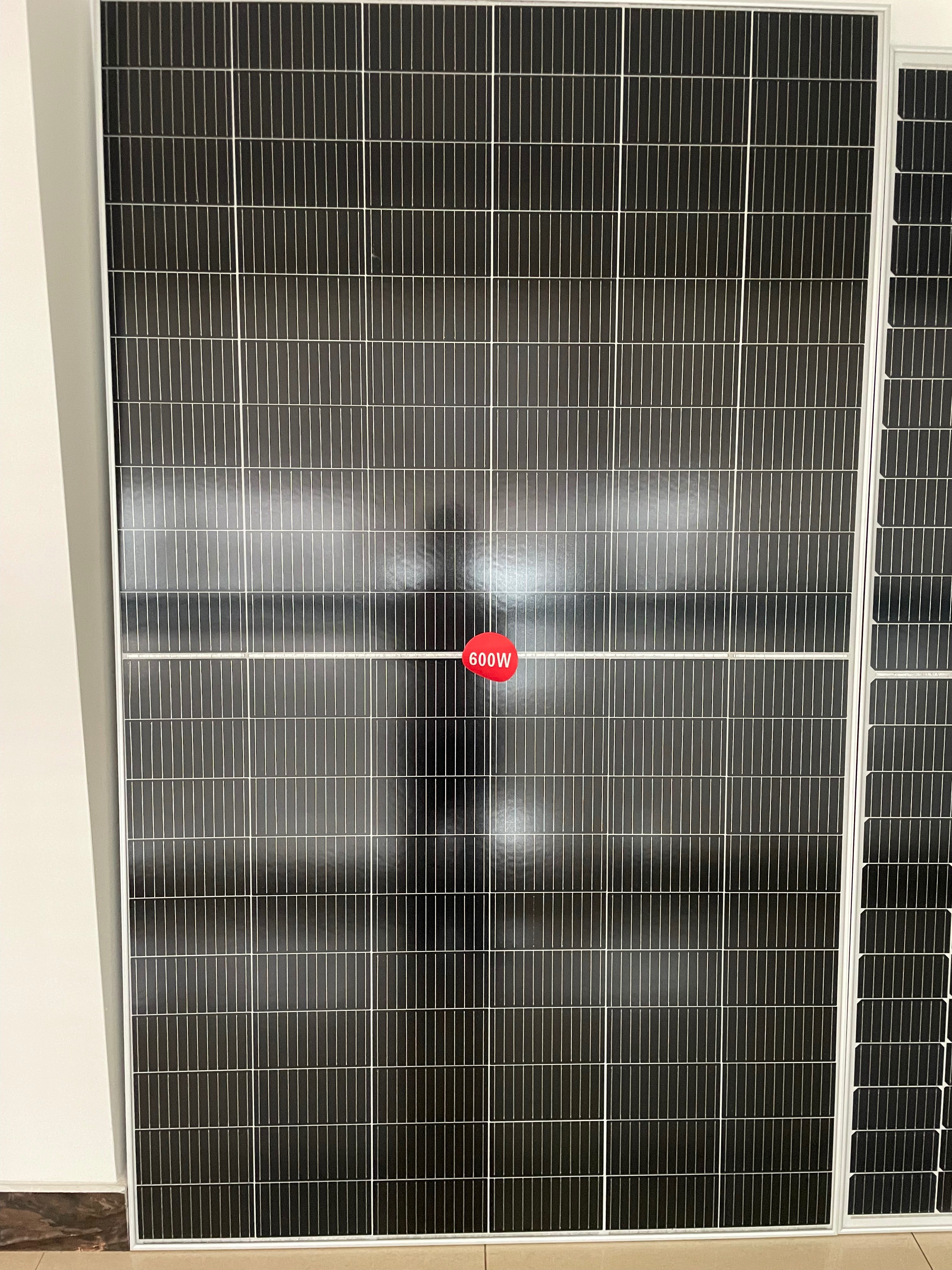 Factory direct sales of 600W half-cell process solar panels and monocrystalline solar power generation photovoltaic panel modules