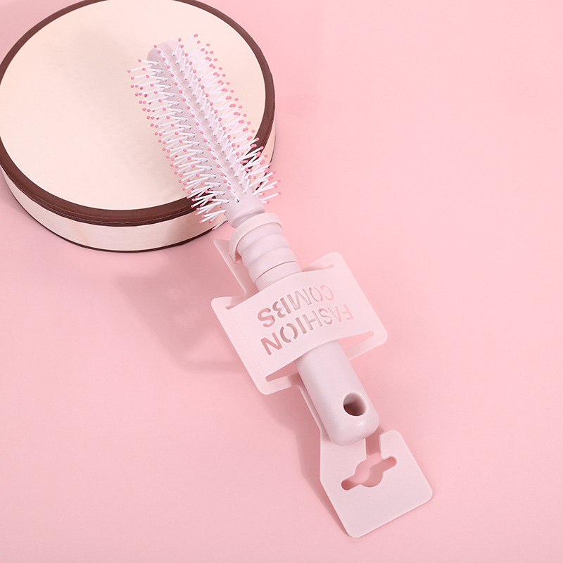 Hair Long Hair Curly Hair Comb Colored Round Rolling Comb details Picture