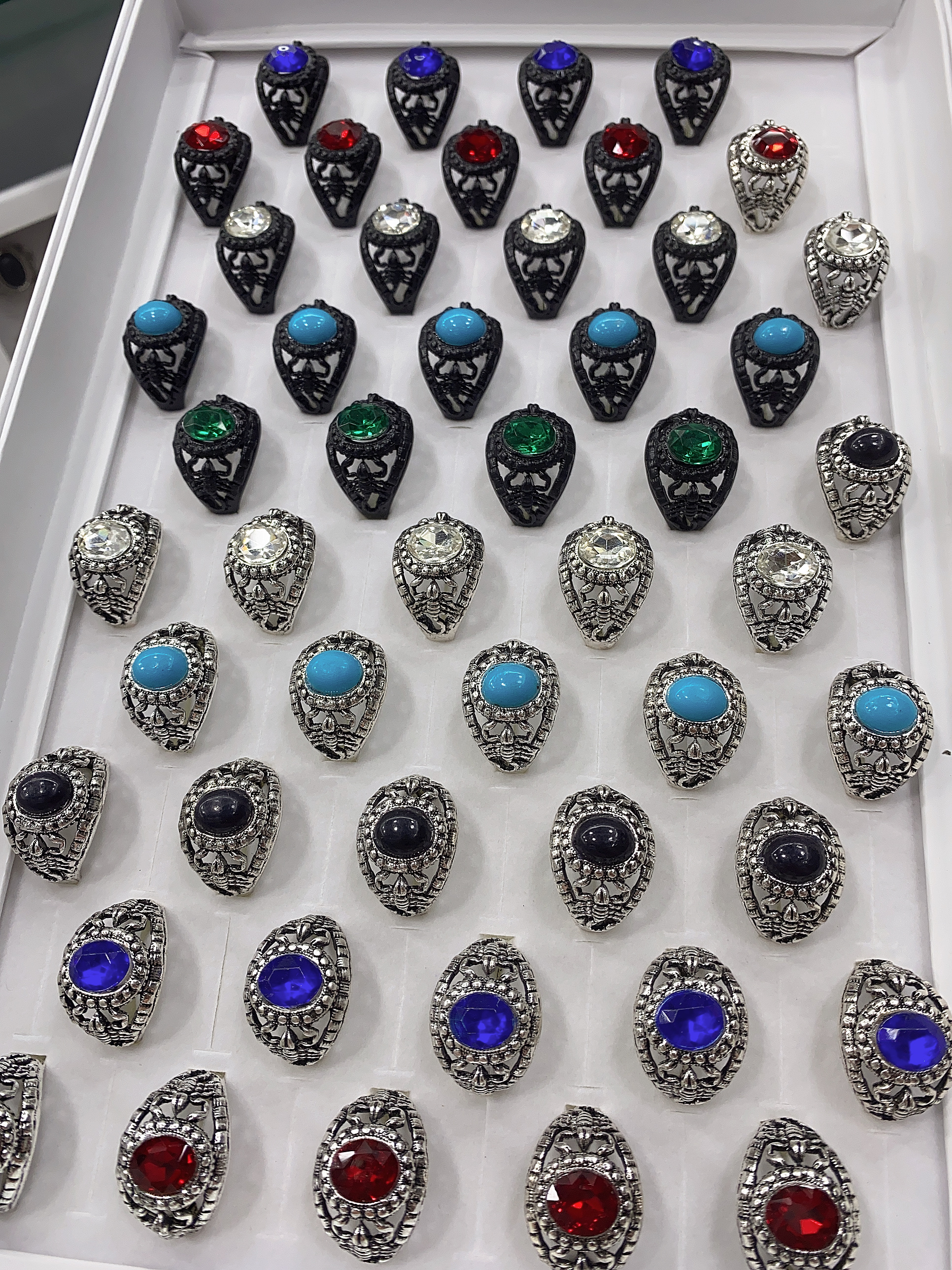 复古戒指/个性夸张/时尚戒指产品图