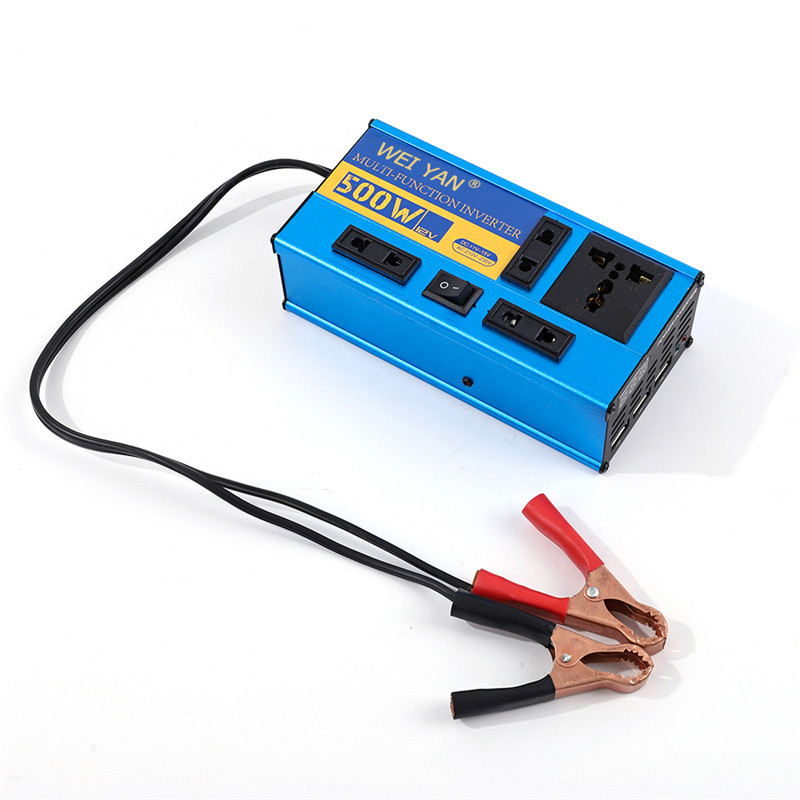 Wei Yan Vehicle Inverter 12V24 Volt To 220 Power Conversion Jack Multi-Function Charging Inverter details Picture