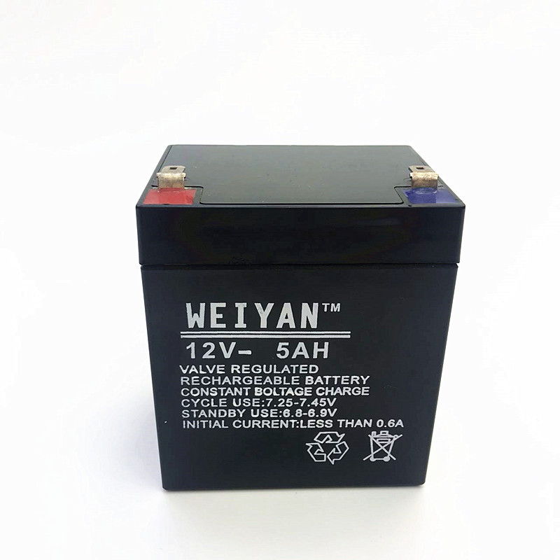 Electrician Electrical 12V5ah Lead-Acid Battery Sealed Non-Maintenance Fixed Backup Power Supply Small Battery Specification drawing