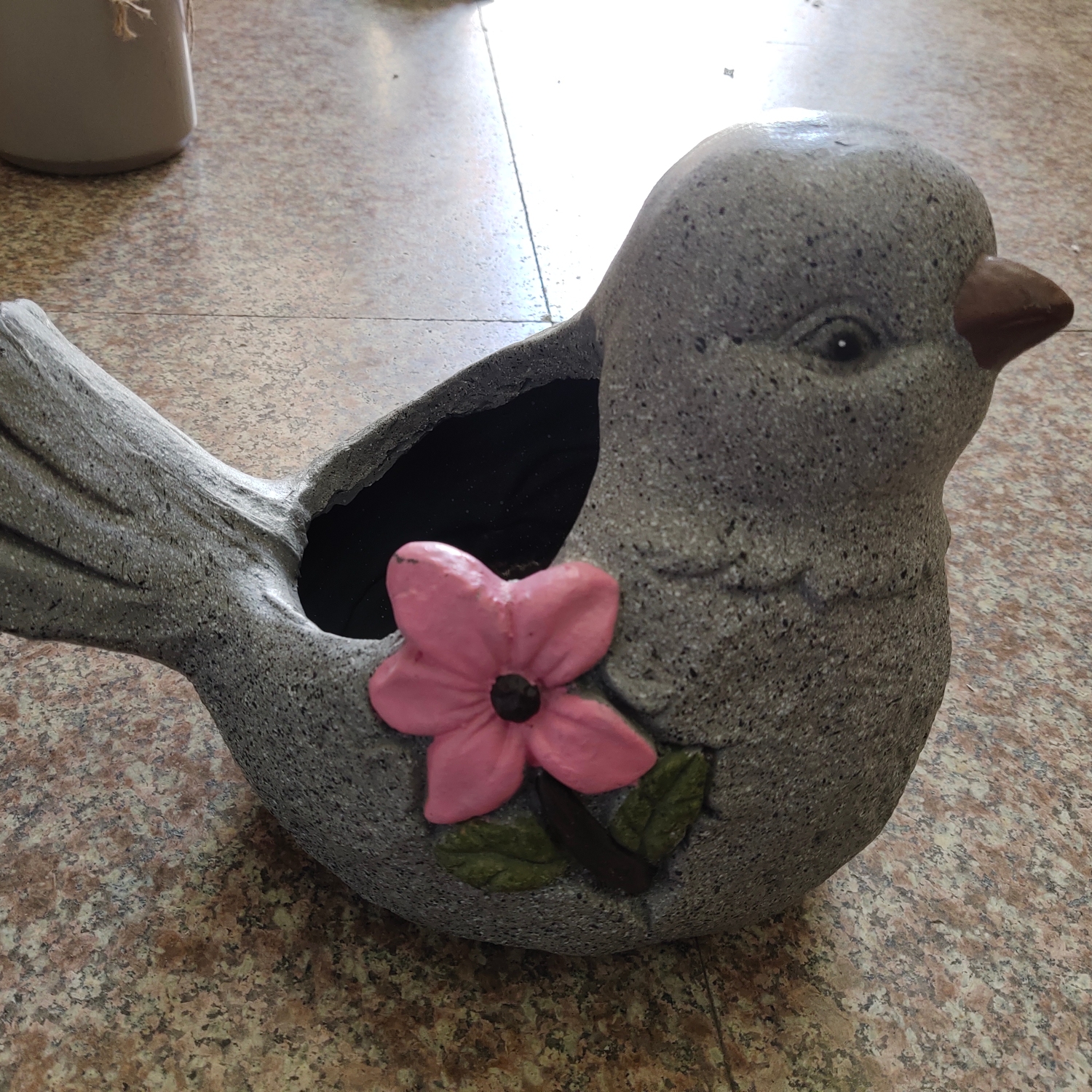 XDS6758665 resin bird flowerpot, Nordic-style home decoration handicraft details Picture