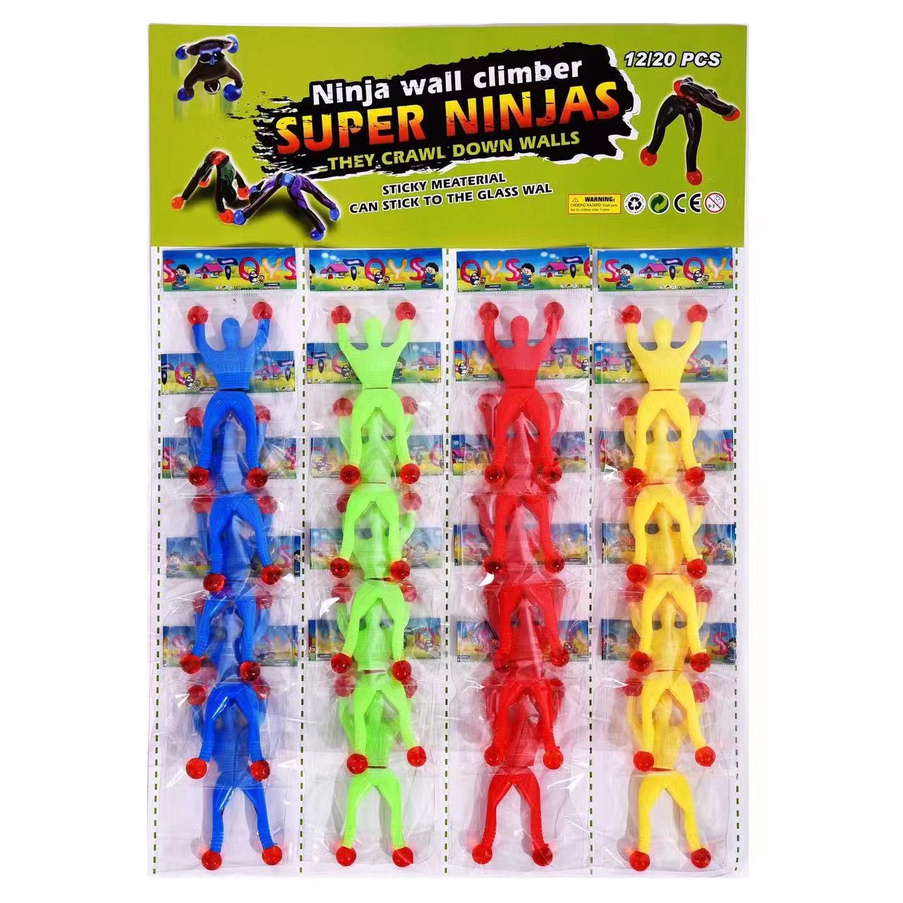 Cross-border best-selling new hanging board, card-mounted hanging board, TPR soft rubber, spider, turtle, snake animal sticky hand toy, soft material, traditional sticky toy, stress relief, release, traditional nostalgic toy wholesale factory direct sales Specification image