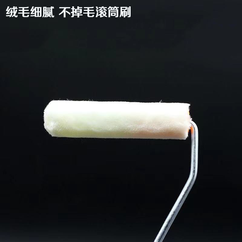 4-inch small roller, 2-inch and 6-inch wool roller, paint, latex paint, mini little finger roller core, boat brush, trimming corners Specification image