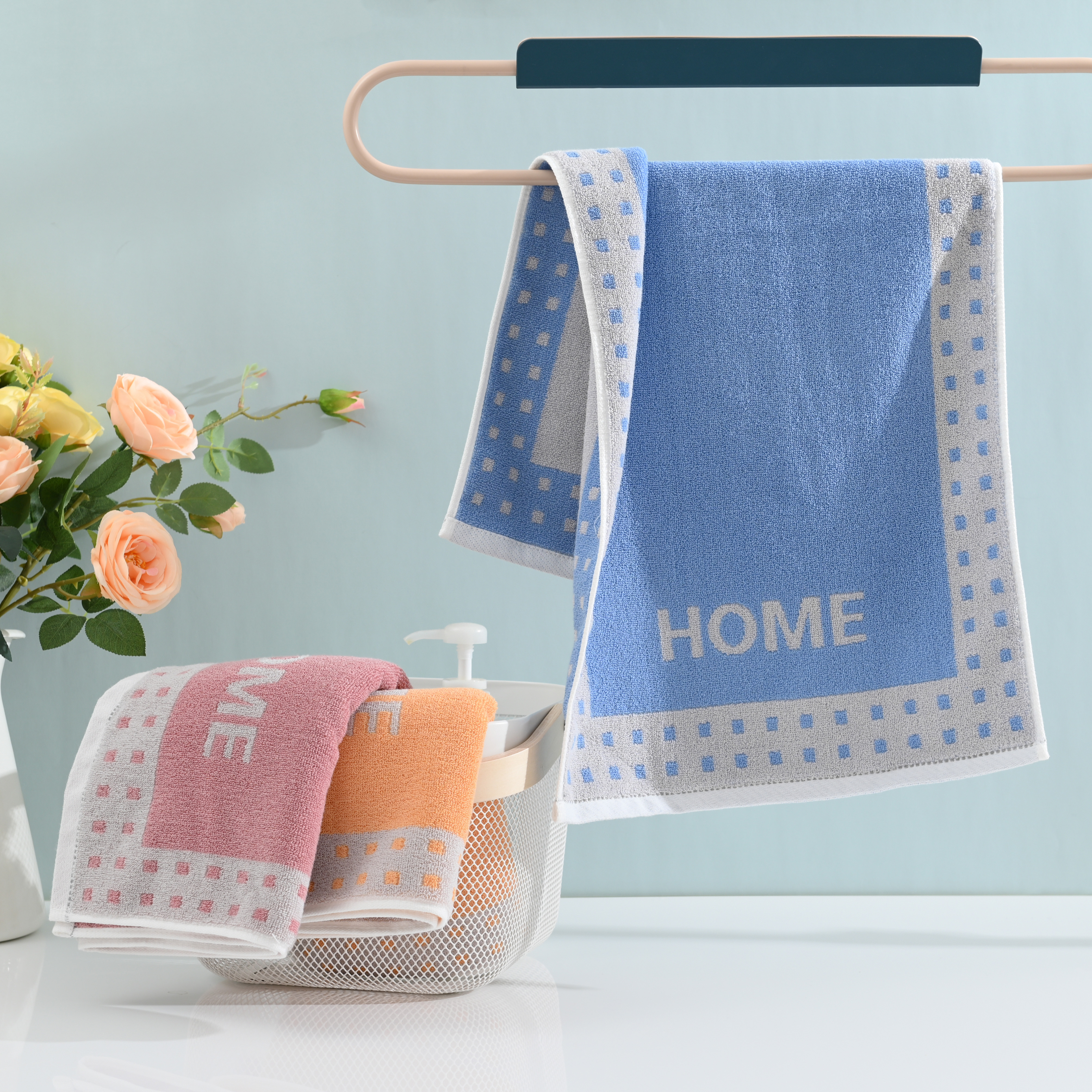 Jacquard towel details Picture