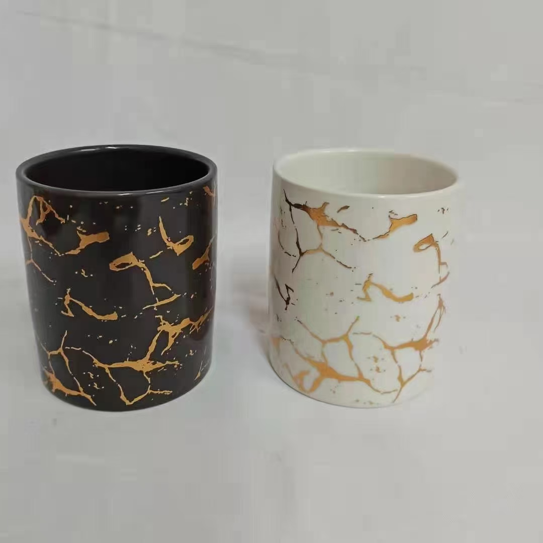 ⅩDS9268429 Ceramic succulent flower arrangement flowerpot, European and American style ceramic home decoration flowerpot details Picture