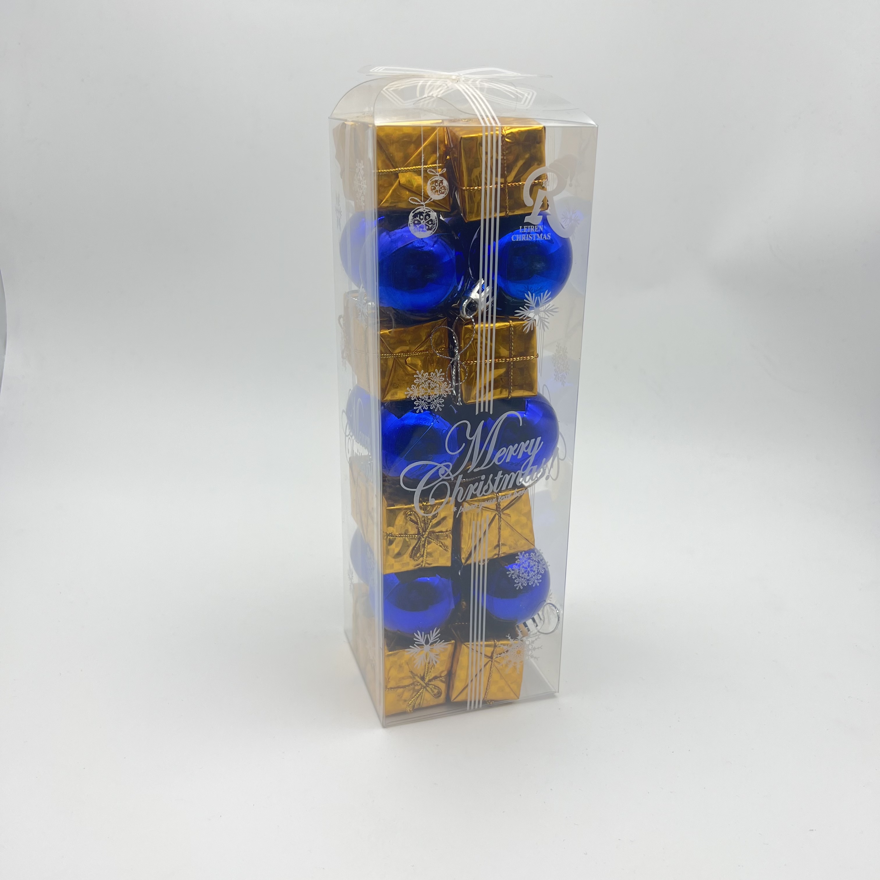 礼物盒/圣诞节/圣诞球白底实物图