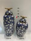 枫叶家居陶瓷工艺品花瓶摆件