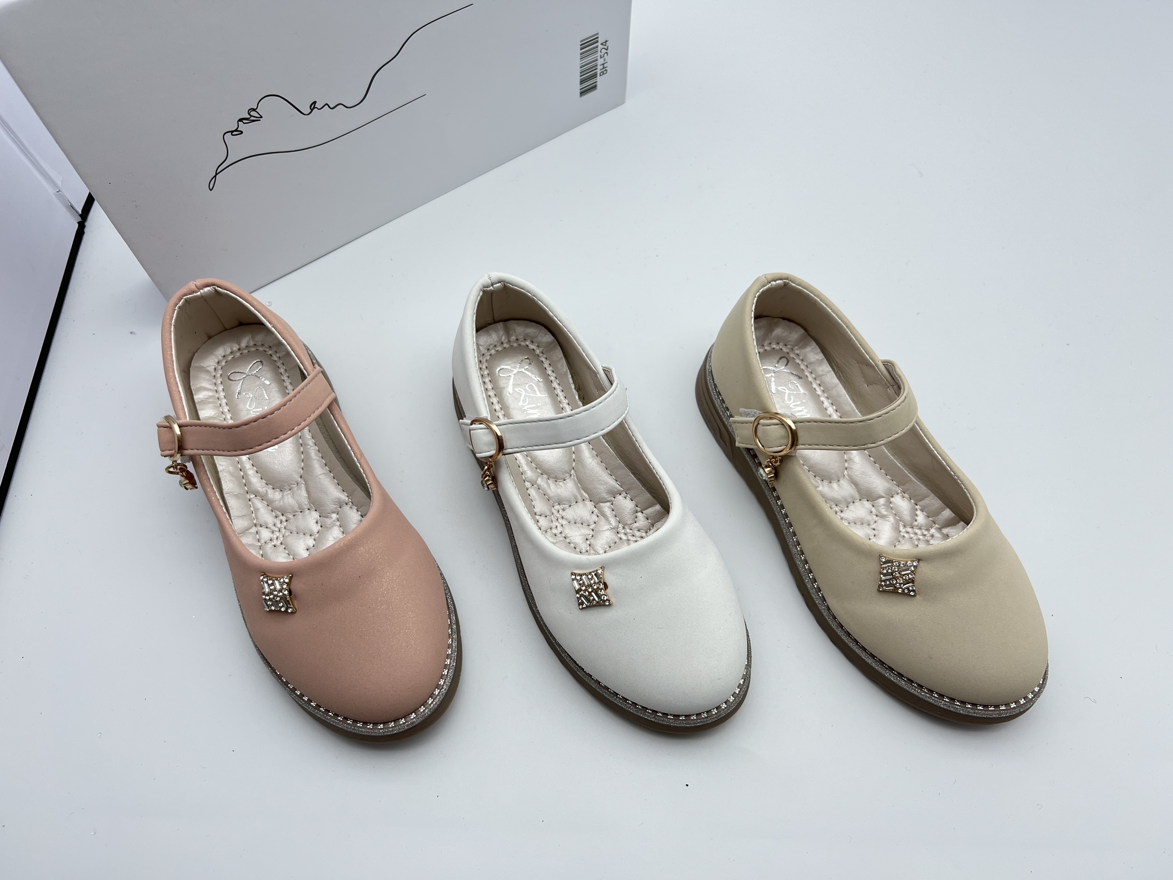 Girls' square-mouthed shoes 2023 Item Picture