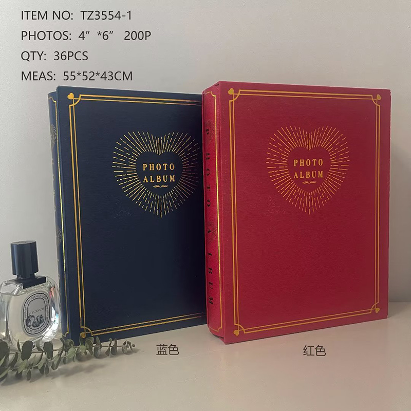 Gold-embossed photo album special paper, 6-inch 200-sheet cartoon photo album, baby commemorative album, student card album, family photo album Application Scenario