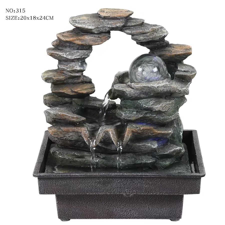 Magnesium oxide succulent planting ornaments, iron art flower stands, garden stone carvings, outdoor decorative ornaments, waterproof Application Scenario