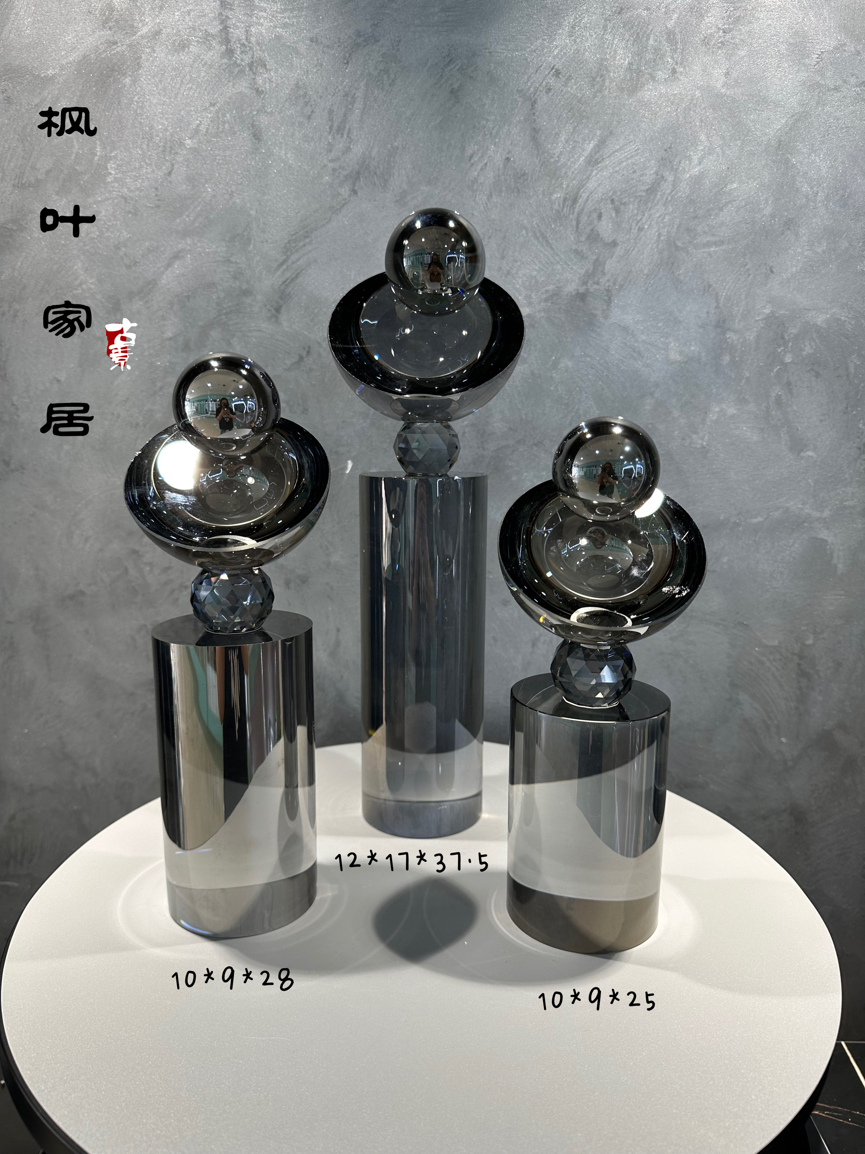 Maple Leaf Home Modern light Luxury crystal ornaments, model rooms, exhibition halls, sales offices and soft furnishings