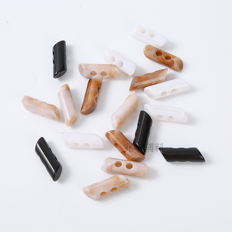 Black Horn Button Woolen Coat, Trench Coat, Olive Button Suit, Trousers, Big Button With Exquisite Buttons details Picture