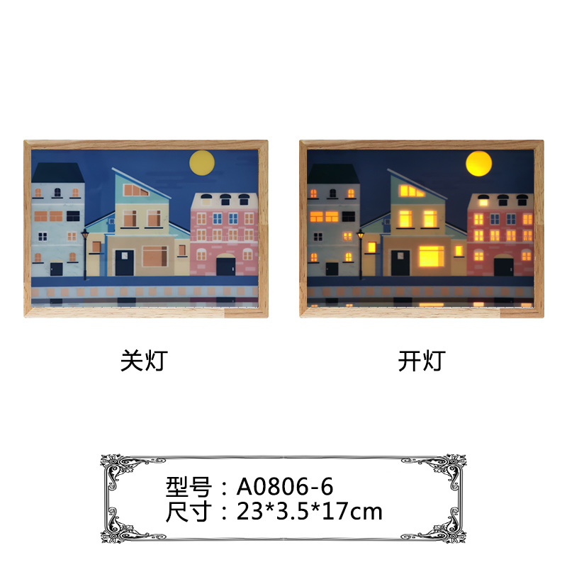 复古风格塑料画框相框摆台 装饰照片框架 家居摆设 艺术品收藏白底实物图