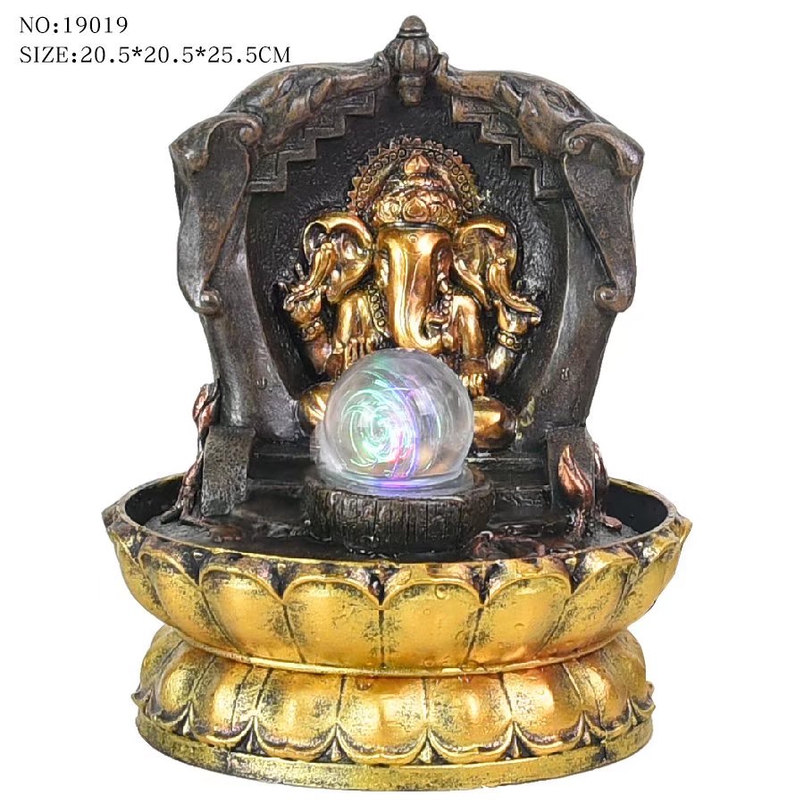 The artistic home decoration of flowing resin rockery, fogging bonsai and high mountains with flowing water Application Scenario