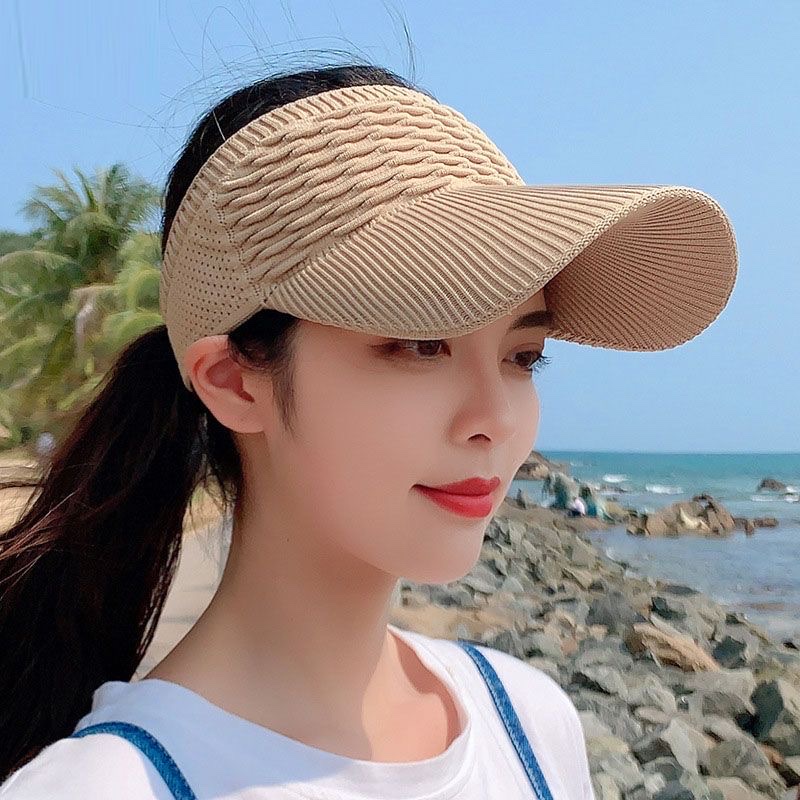 No Top Baseball Cap Korean Version Of Spring And Summer Hats Female Long Eaves Sun Protection Empty Hat Fashion Everything With Duck Hat Tide Specification drawing