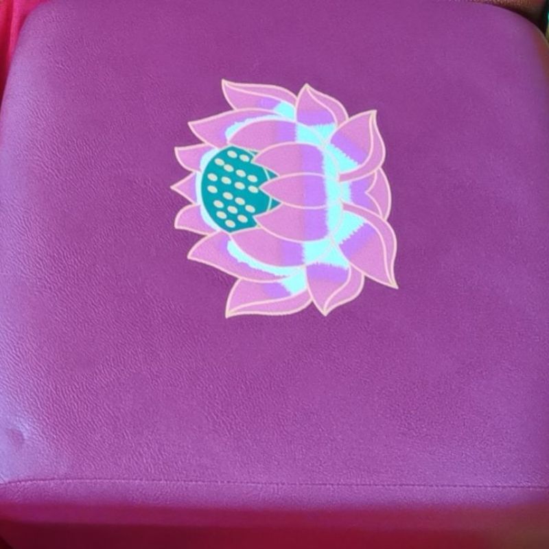 Lotus worship mat, worship stool, household kneeling mat, Golden Qilin A29 Meditation mat, sitting mat, kneeling stool, kowtowing, worship stool, meditation cushion Specification image