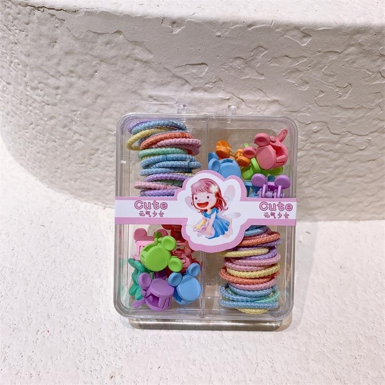 The New Children's Rubber Band Baby Hair Circle Does Not Hurt The Baby Small Hair Rope Hair Rubber Band Little Girl Head Rope Item Picture