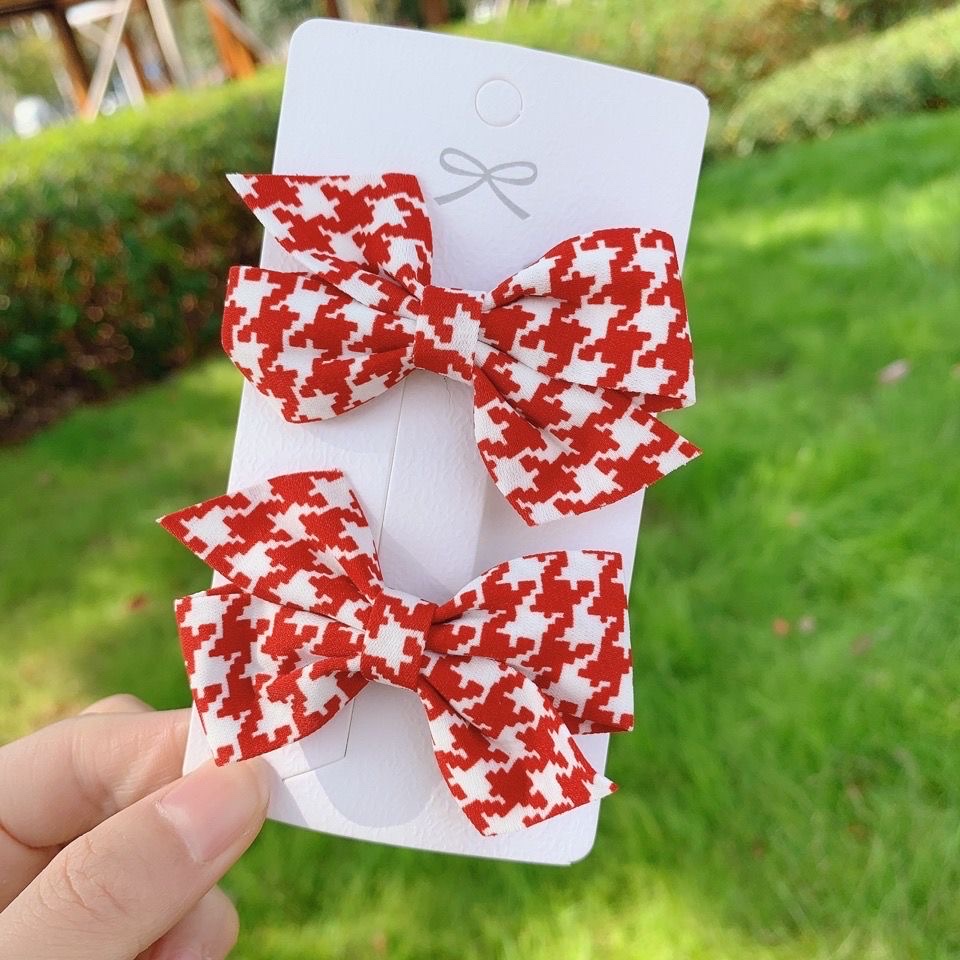 Bailey Accessories 2023 Korean Version Children's Bow Festive Double Clip Side Clip Little Girl Hair Accessory Item Picture