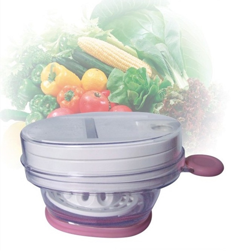 8-piece multi-functional vegetable cutter, slicer, shredder and complementary food grinder details Picture