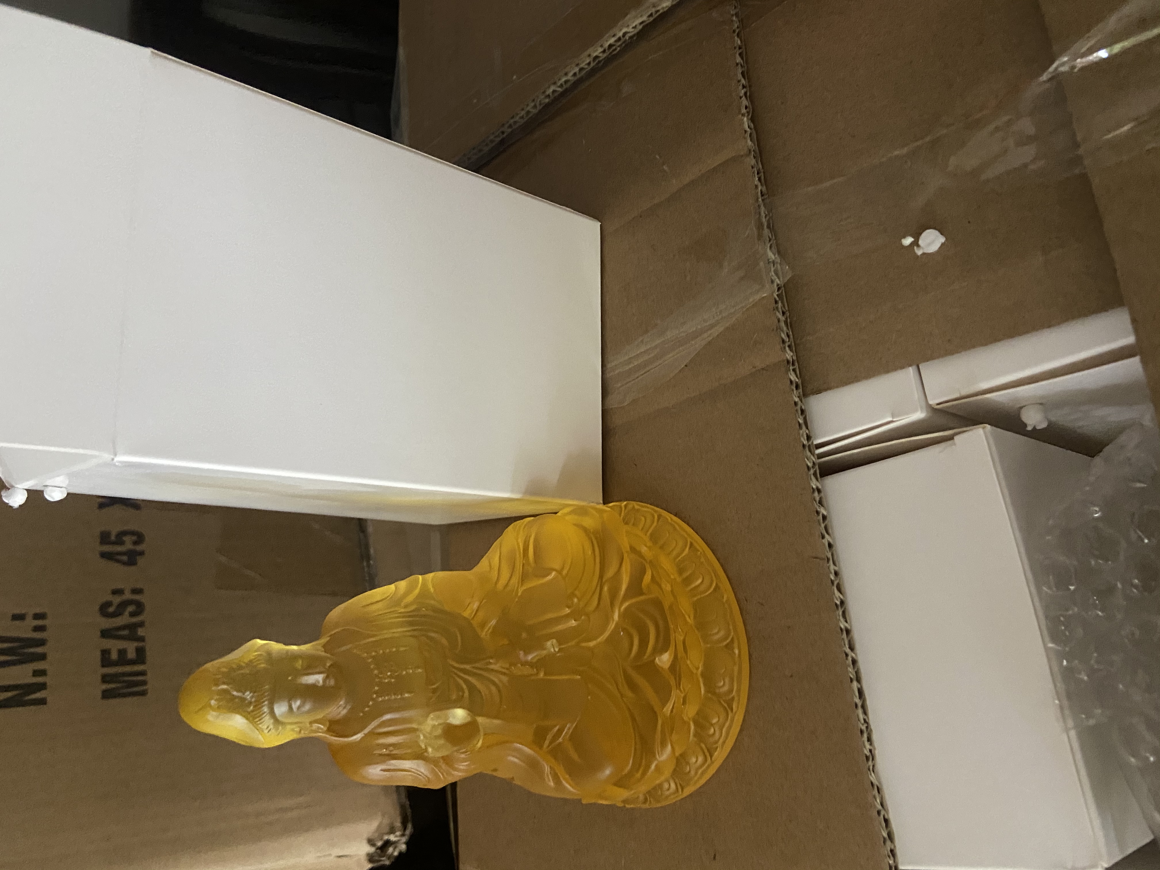 琉璃佛像 药师佛 树脂工艺品