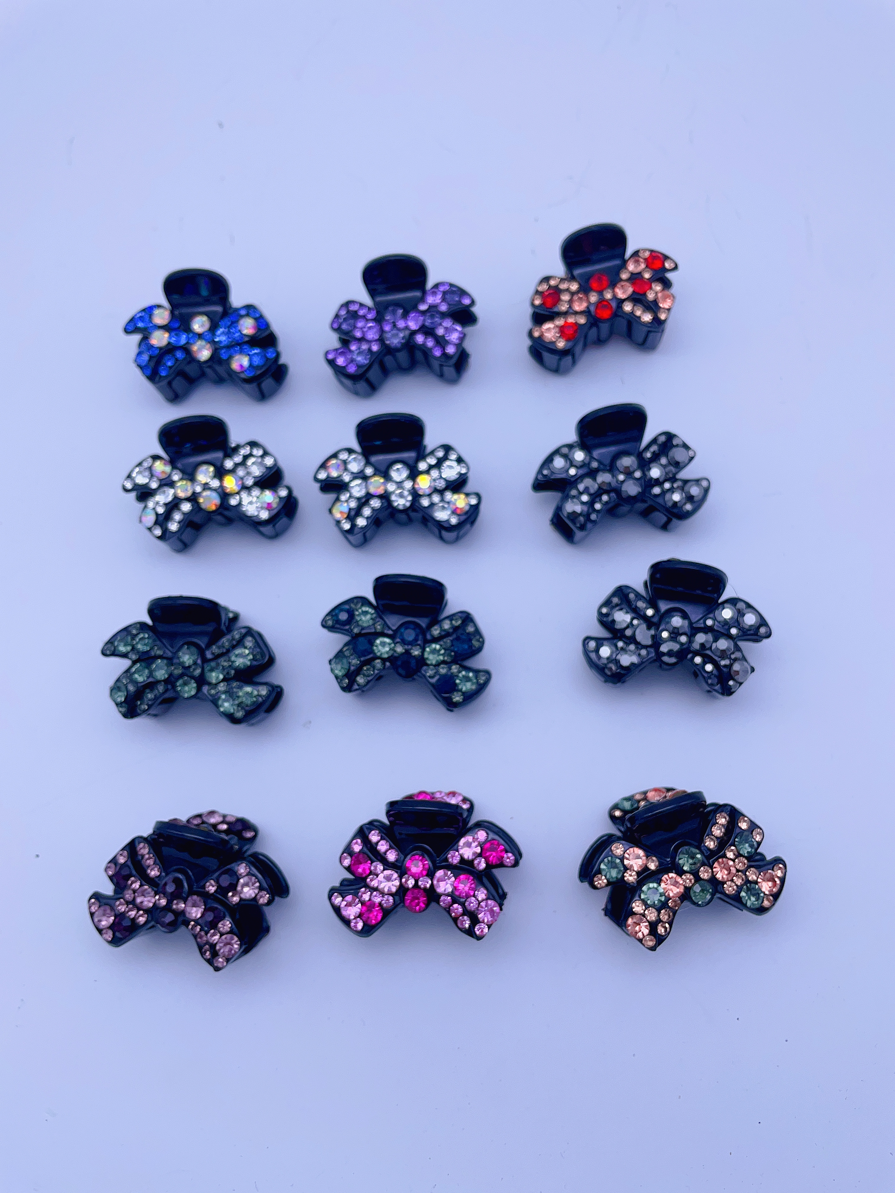 4 Cm Claw Clip Butterfly Decorated Diamond Claw Clip Aiyali 1 details Picture