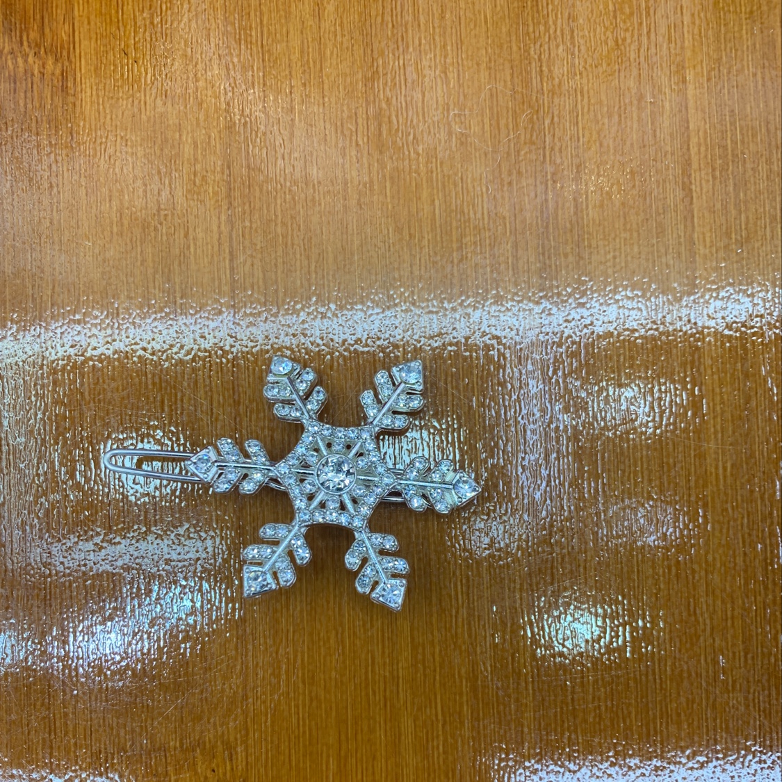 韩版新款雪花合金发夹