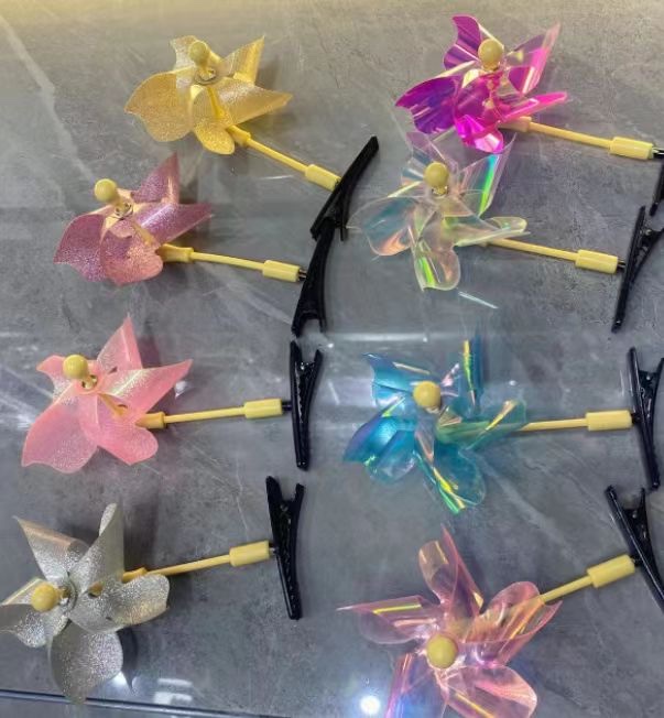 Colorful Pinwheel Clip
