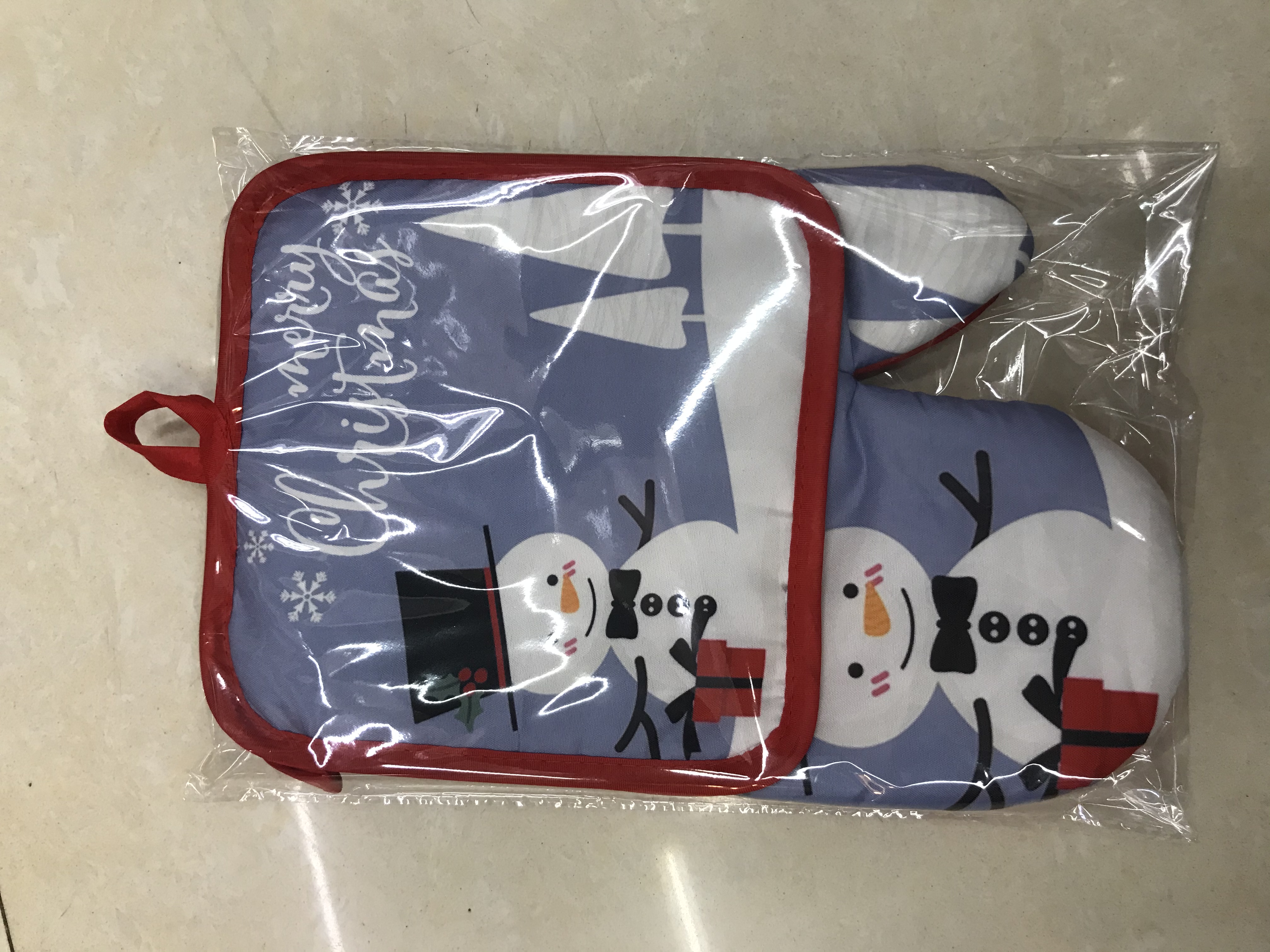 数码印圣诞二件套产品图