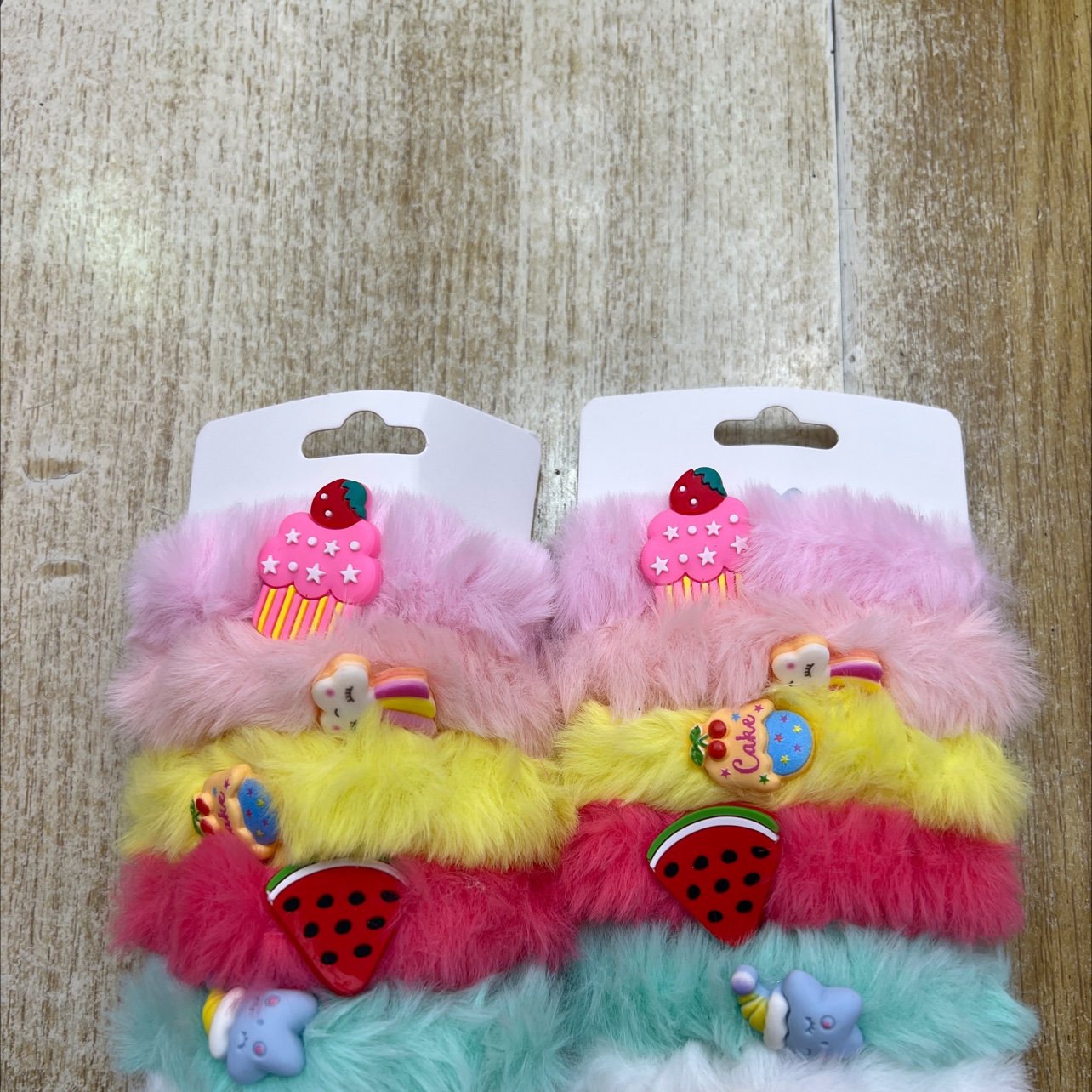 皮筋毛毛皮筋/毛毛加配件花/花加毛毛皮筋细节图