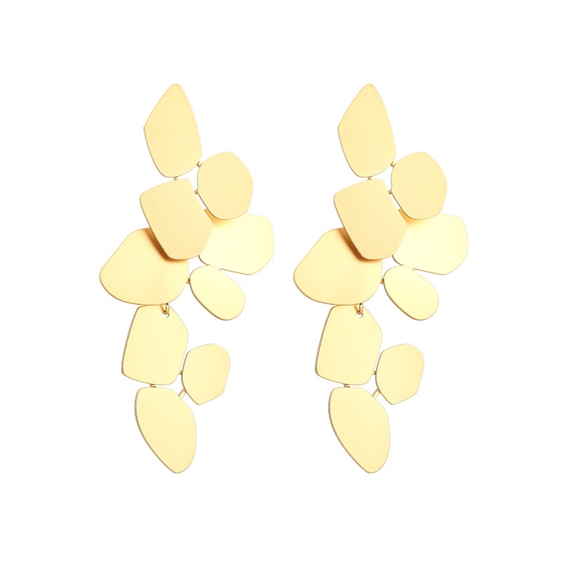 耳环/耳饰女/时尚潮流耳饰白底实物图