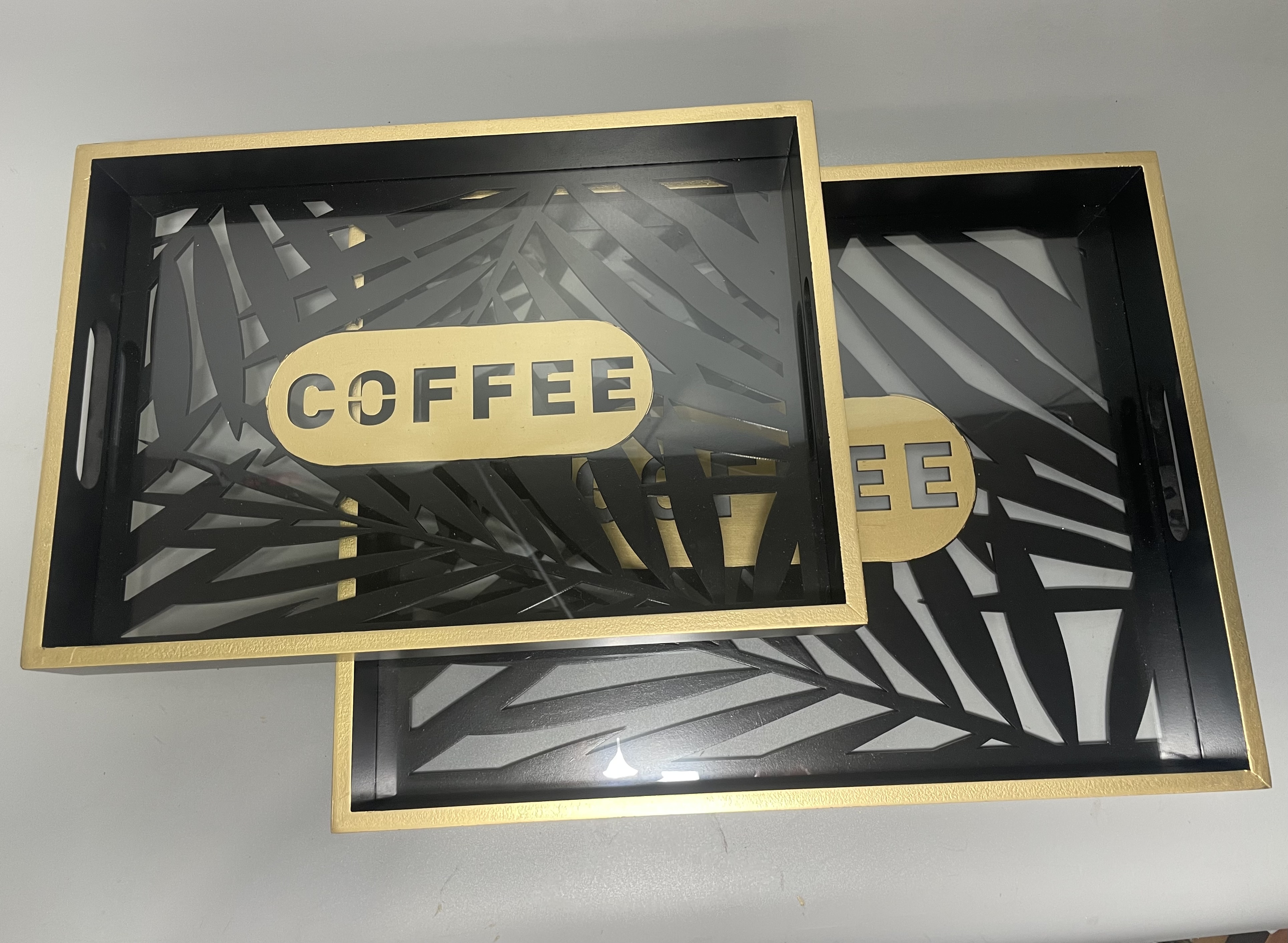 托盘木质托盘巧克力脱皮镂空花纹