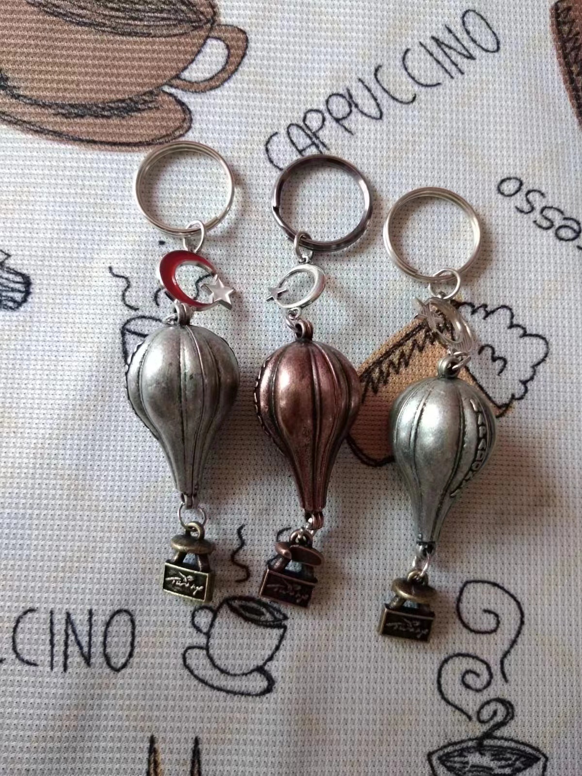 Turkish hot air balloon colorful kapadokya keychain small accessories are available for export Item Picture
